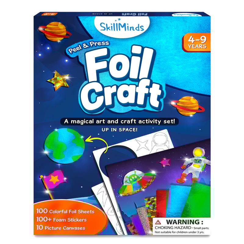 🏆Flash Sale⚡-💥Foil Art & Craft Activity 🤲💓No Mess Art Kit