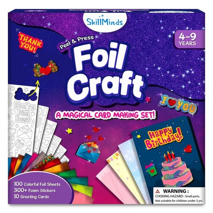 🏆Flash Sale⚡-💥Foil Art & Craft Activity 🤲💓No Mess Art Kit