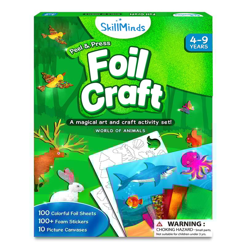 🏆Flash Sale⚡-💥Foil Art & Craft Activity 🤲💓No Mess Art Kit