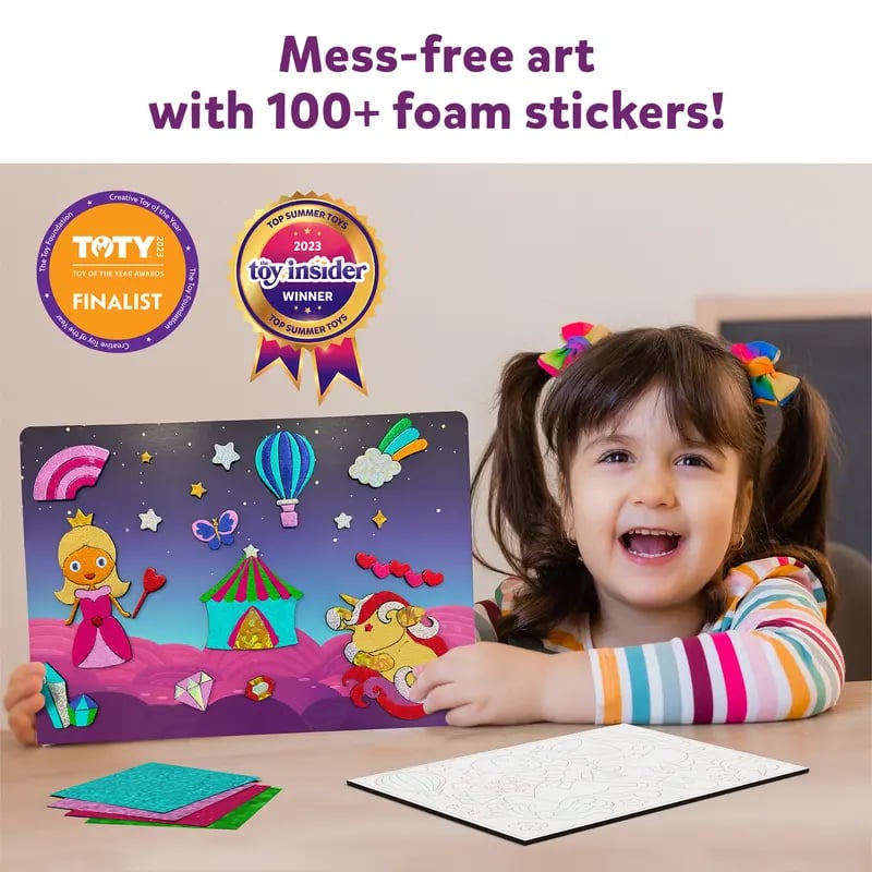 🏆Flash Sale⚡-💥Foil Art & Craft Activity 🤲💓No Mess Art Kit