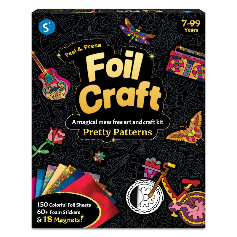 🏆Flash Sale⚡-💥Foil Art & Craft Activity 🤲💓No Mess Art Kit