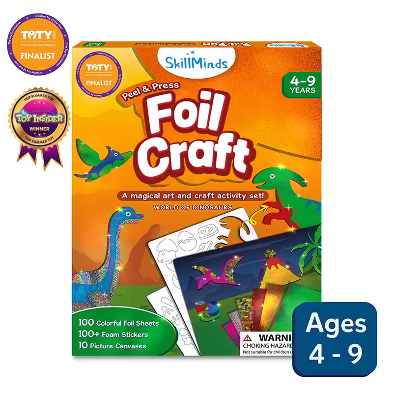 🏆Flash Sale⚡-💥Foil Art & Craft Activity 🤲💓No Mess Art Kit