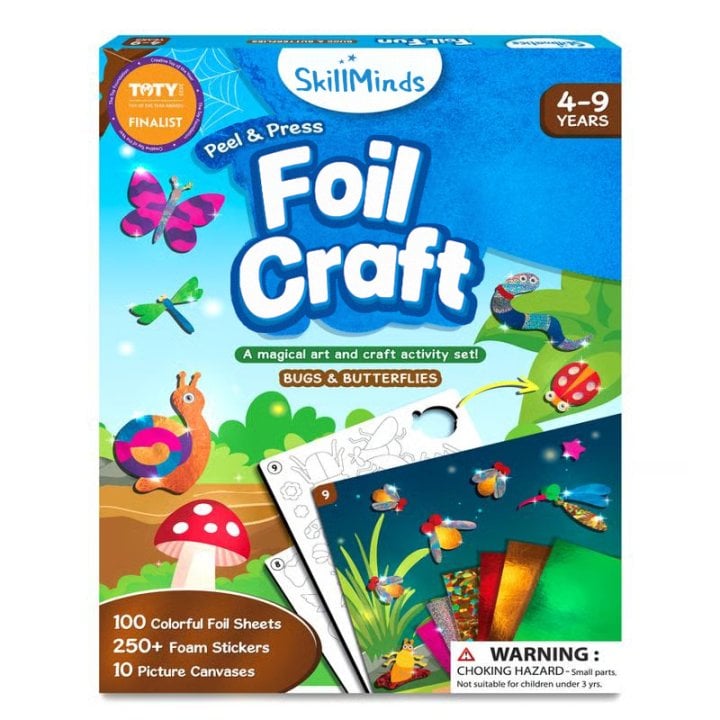 🏆Flash Sale⚡-💥Foil Art & Craft Activity 🤲💓No Mess Art Kit
